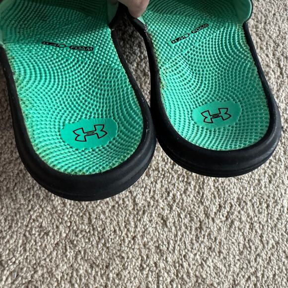 UA Under Armour Adjustable Strap Slides Sandals Open Toe Women's Size 7 - Picture 4 of 10